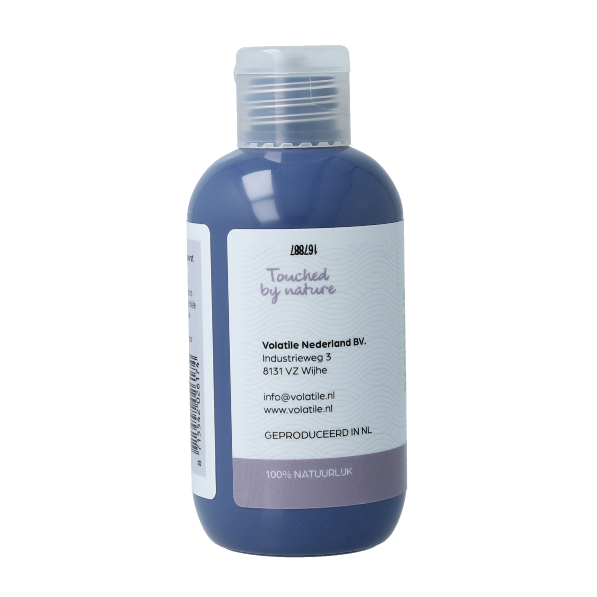 Bottle of Volatile Castor Oil 100ml for body care, with a clear label and golden-yellow oil inside a transparent container.
