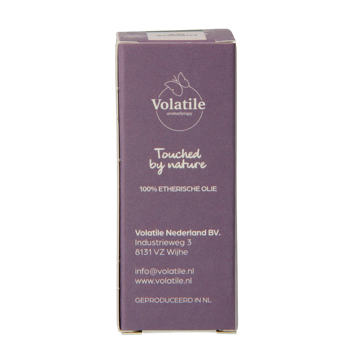Volatile Patchouli essential oil in a 10ml glass bottle, showcasing the natural amber liquid and label details.