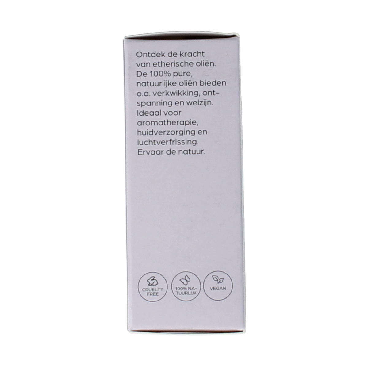 Volatile bio terpentijn etherische olie in 10ml bottle, natural essential oil with amber color and label details.
