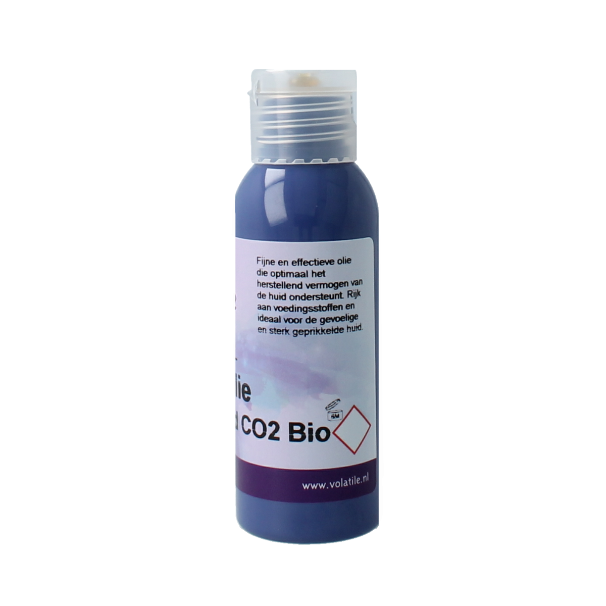 Volatile Duindoorn seed CO2 essential oil in a 50ml bottle, natural extraction for aromatic and therapeutic use.