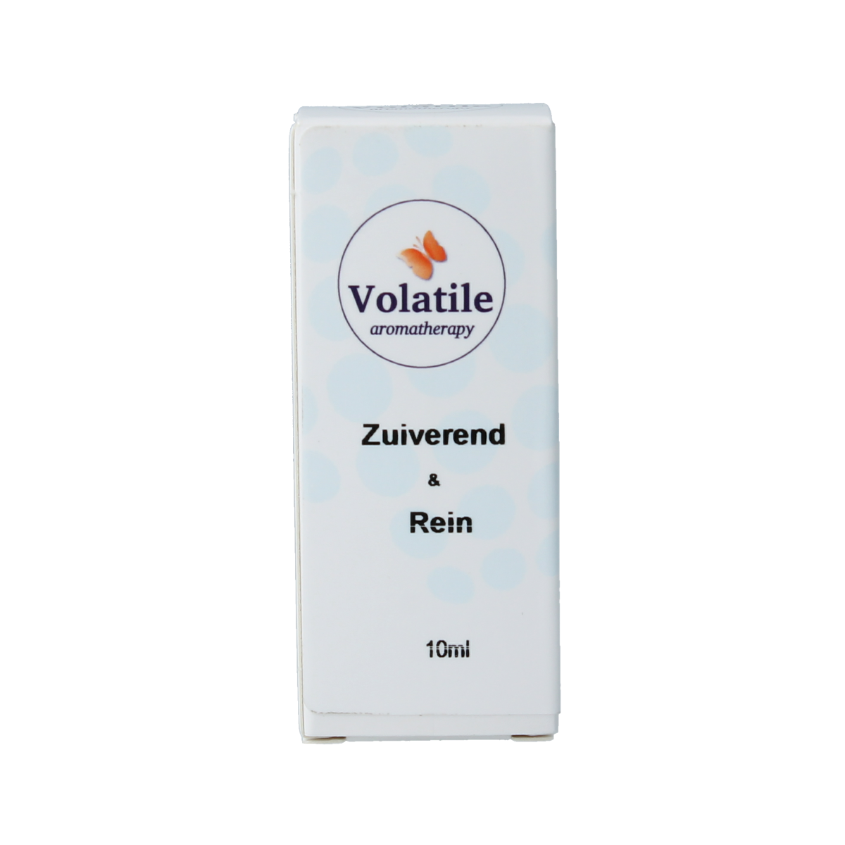 Volatile Zuiverend & Rein essential oil bottle, 10ml, natural aromatic oil for wellness and purification.