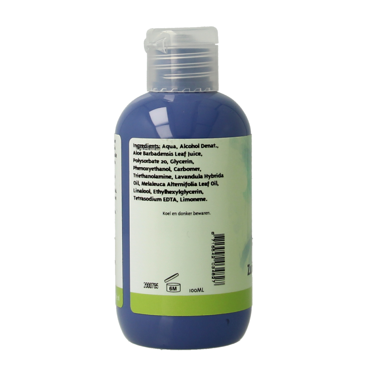 Volatile Tea Tree Gel 100ml, natural body care product with tea tree oil in a clear tube, suitable for soothing skin.
