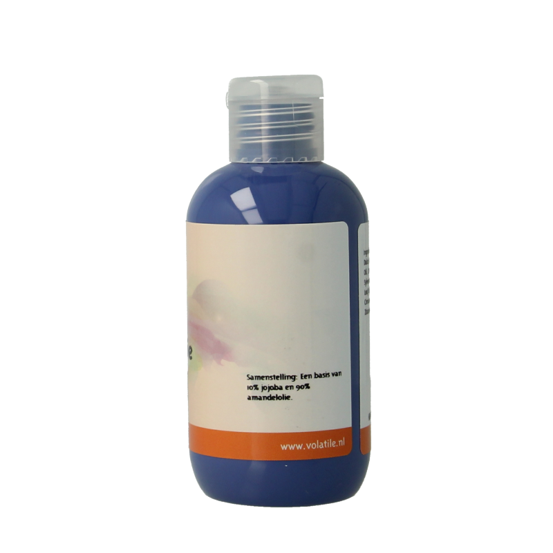 Volatile herfstgloed massageolie in 100ml bottle, natural body care product with autumn-inspired scent and nourishing ingredients.
