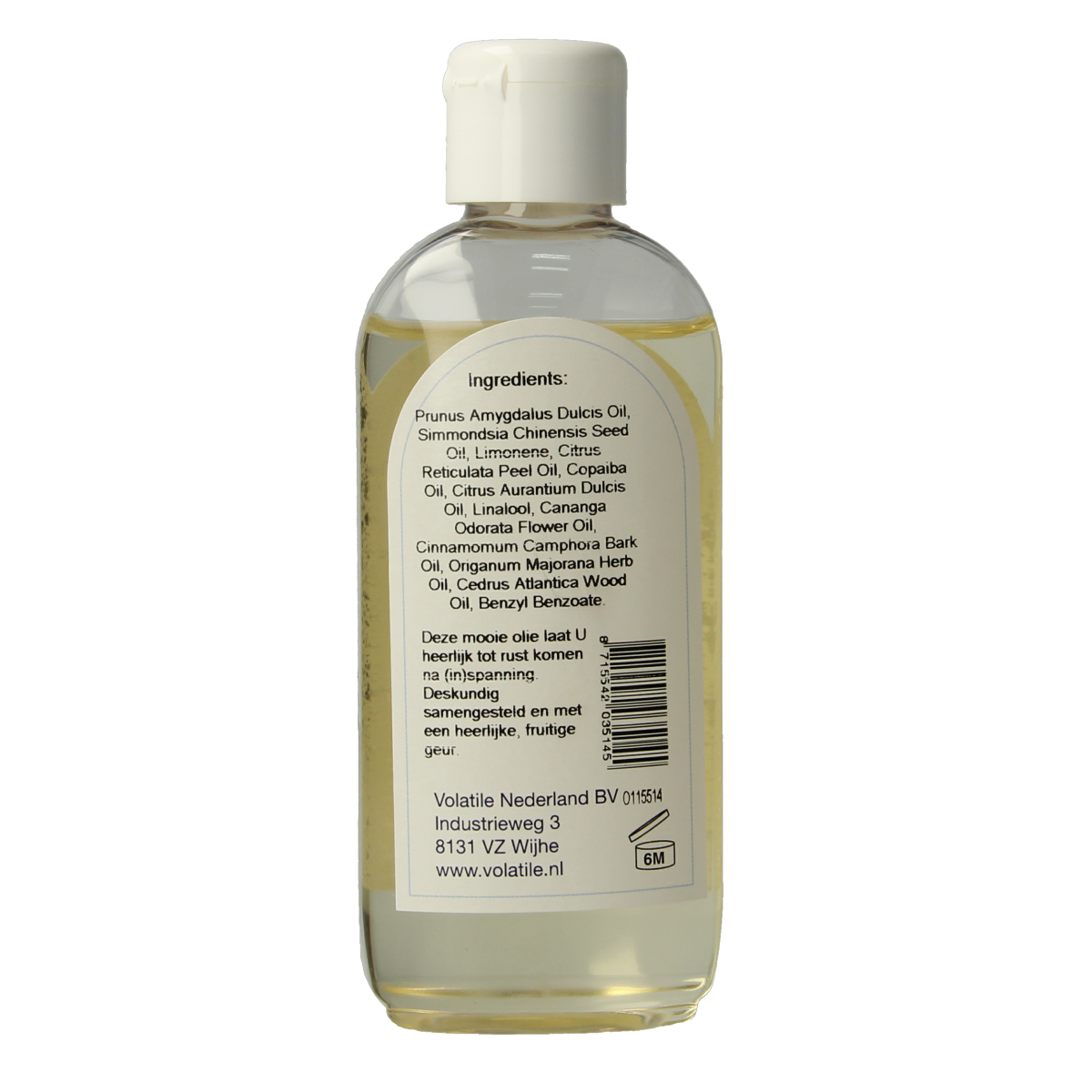 Volatile sterrenstof massageolie in 100ml bottle, a body care product with a celestial star-inspired design.
