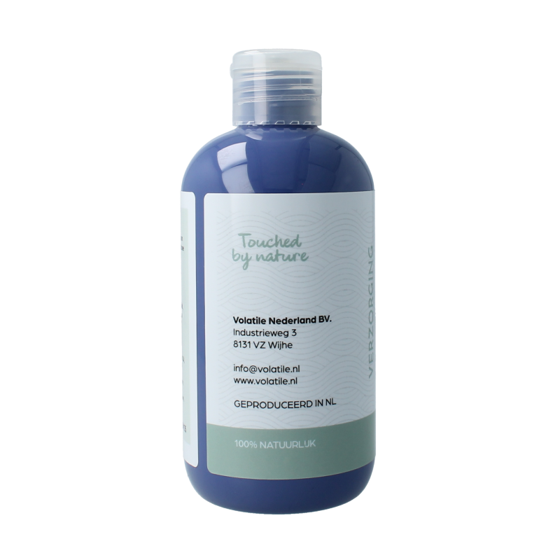 Volatile sesam massage oil bottle, 250ml, used for body relaxation and soothing body care.