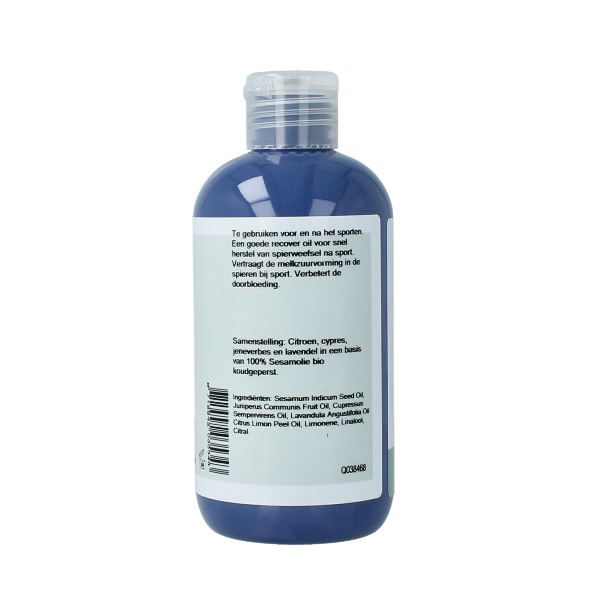 Volatile sesam massage oil for muscle relief, 250ml, natural body care product with soothing and nourishing properties.
