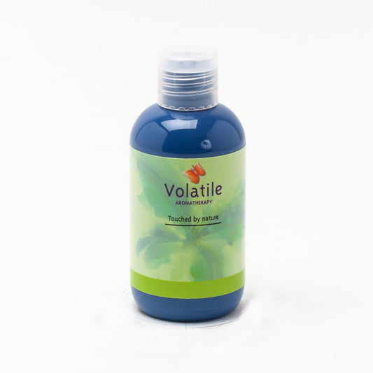 Volatile Sesam Relax massage oil in a 250ml bottle, natural body care product with a smooth, oil texture and aromatic appearance.