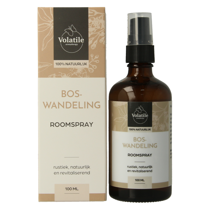 Volatile Roomspray Boswandeling geurverspreider in 100ml bottle, fresh and natural scent for home fragrance.