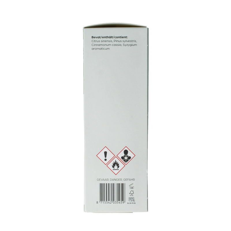 Volatile Christmas Feelings aromatherapy room spray in 100ml bottle with festive holiday label and decorative packaging.