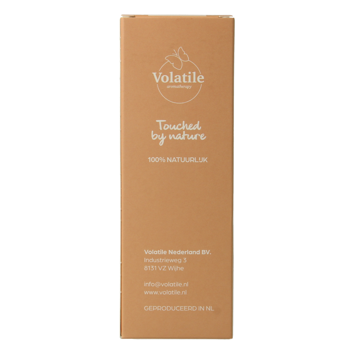 Volatile orange eucalyptus room spray bottle, 100ml, with a sleek design, used as a geurverspreider for home fragrance.