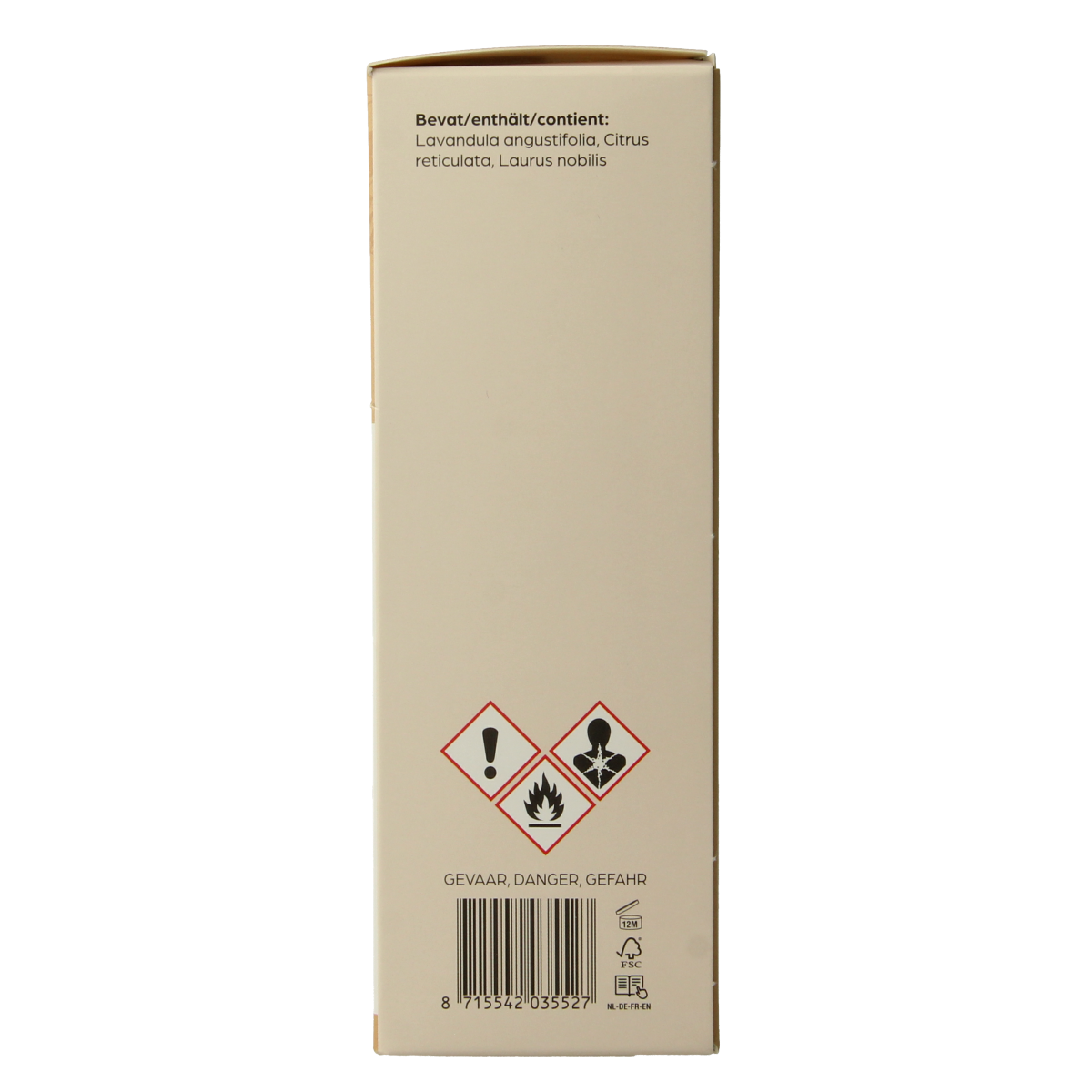 Volatile Roomspray Slaap Lekker 100ml, a scent diffuser with relaxing aroma in a clear spray bottle.