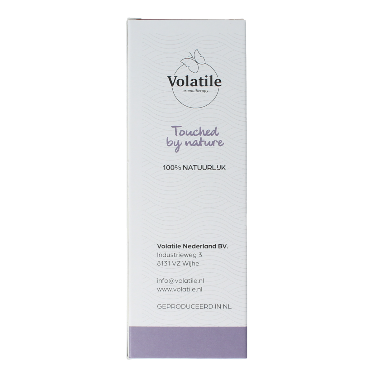 Volatile Amandel basisolie in a 100ml glass bottle for body care, with a clear glass container and natural oil inside.
