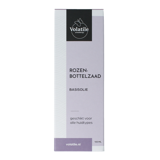 Volatile Rozenbottelzaad basisolie  glazen fles 100.00 Milliliter