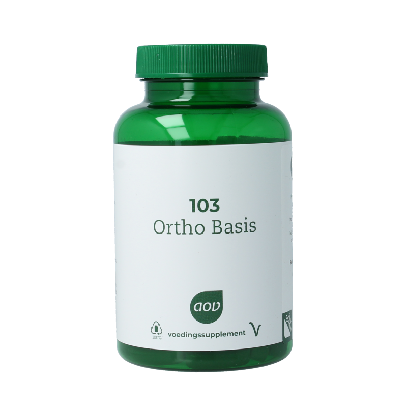 AOV 103 Ortho basis 90 multi-vitamin tablets in a blister pack, designed for daily nutritional support by AOV.