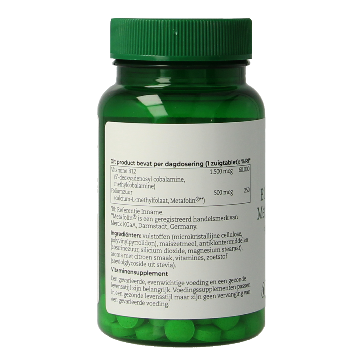 AOV Adenosyl and methylcobalamin B12 vitamin lozenges, multivitamin supplement in a blister pack, natural health product