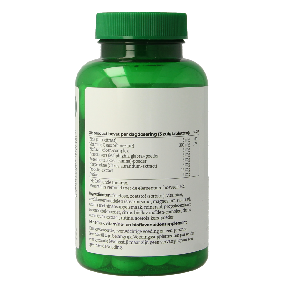 AOV Zink Extra 90 zinc mineral tablets in a bottle, dietary supplement from the AOV brand.