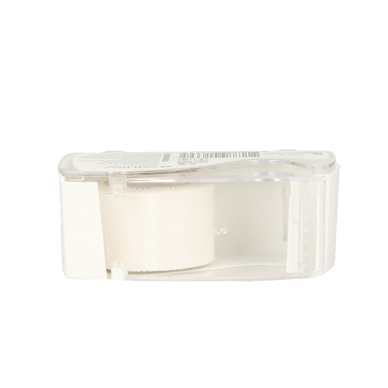 Hekapor silk dispenser tape, 5m x 2.5cm, for medical or wound care applications, shown in the image.