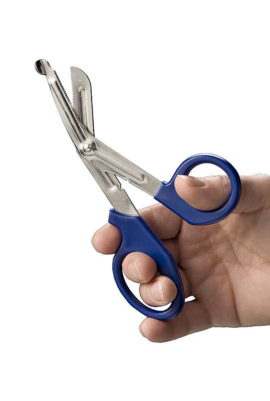 Heka plastic bandage scissors 19cm, set of 25, with stainless steel blades and ergonomic handles for medical use