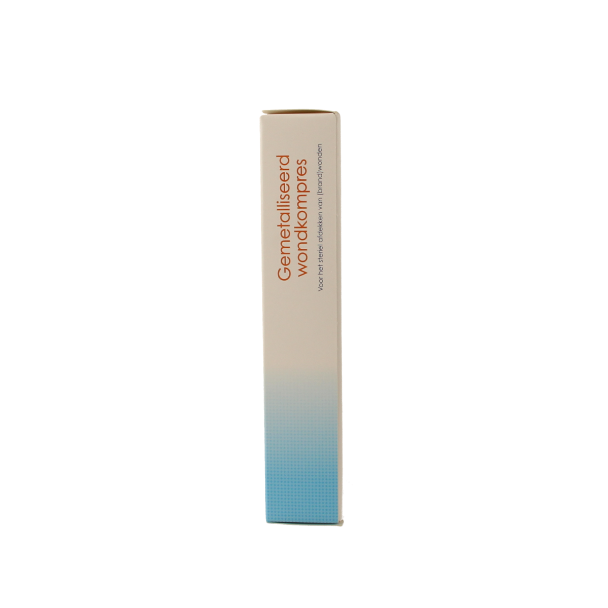 Sterile Heka Klein wound compress, 10x12cm, metal-coated, pack of 10, for wound care, in a clinical setting