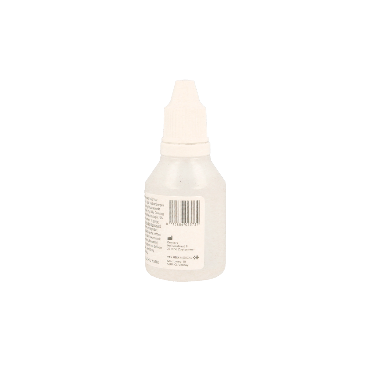 Heka disinfectant cleaning solution in a 30ml bottle, designed for effective surface and skin sanitation.