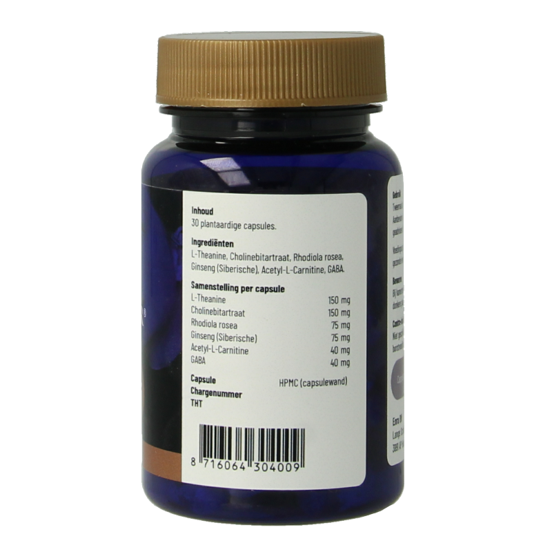 All Day Happy Day Study Master mineral multivitamin capsules in a container, designed for daily supplement intake.