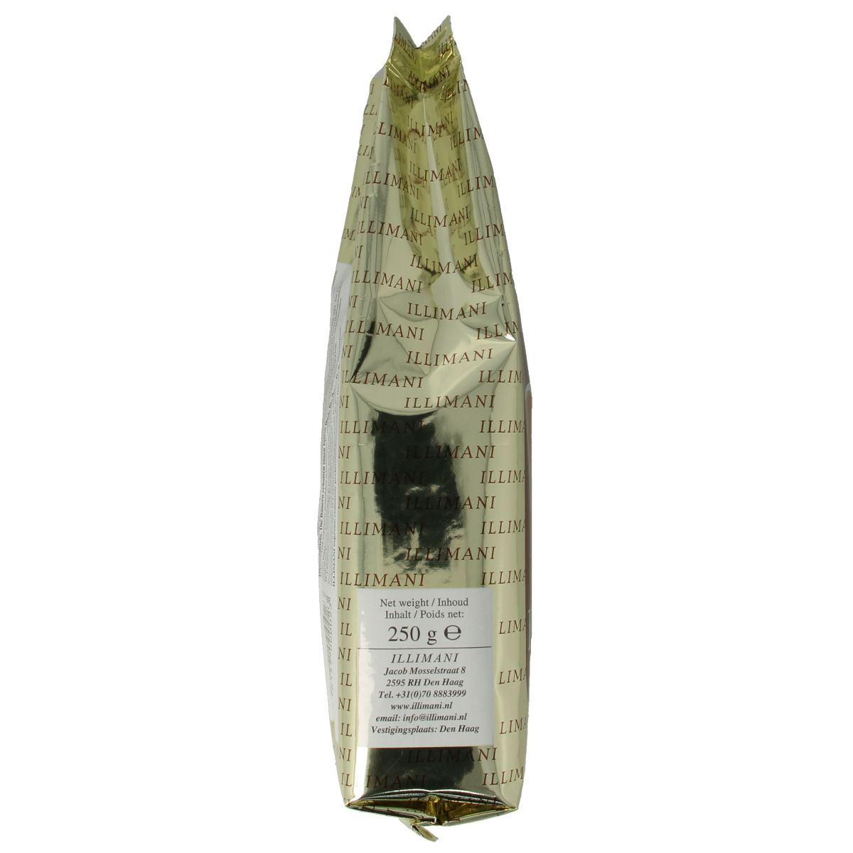 Illimani Inca Espresso bio coffee 250g package, showcasing the label and packaging of this organic coffee product.
