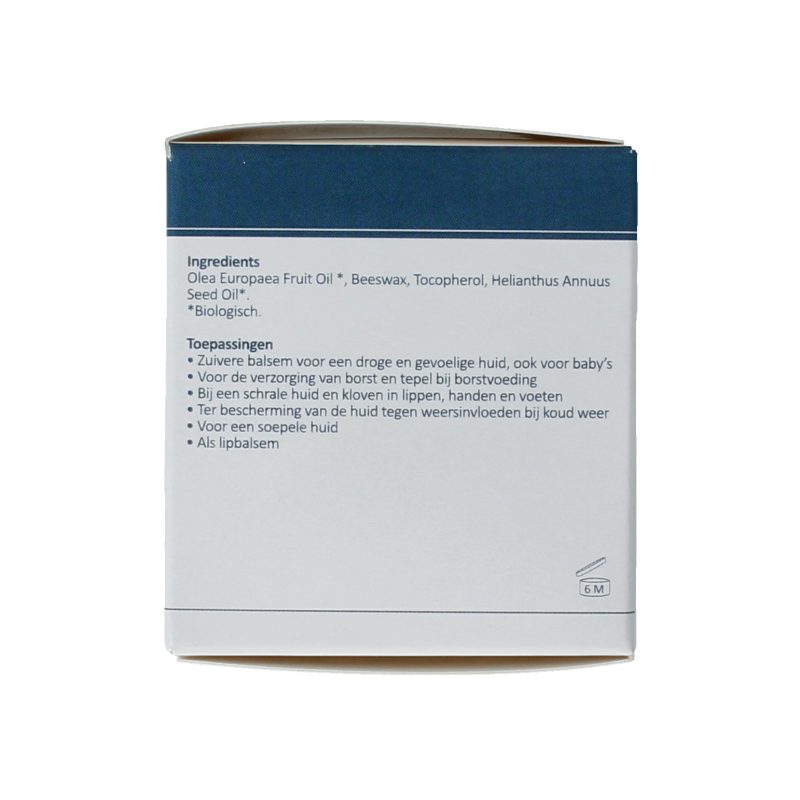 Van der Pigge Zacht & zuiver huidbalsem in 100ml jar, natural body care product with a smooth, pure formula for skin hydration