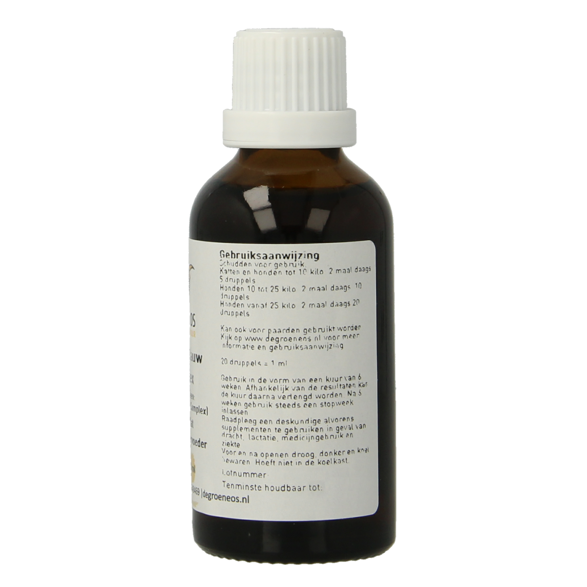Groene Os Duivelsklauw complex aanvullingsfles voor hond en kat, 50 ml, voedingssupplement voor dieren