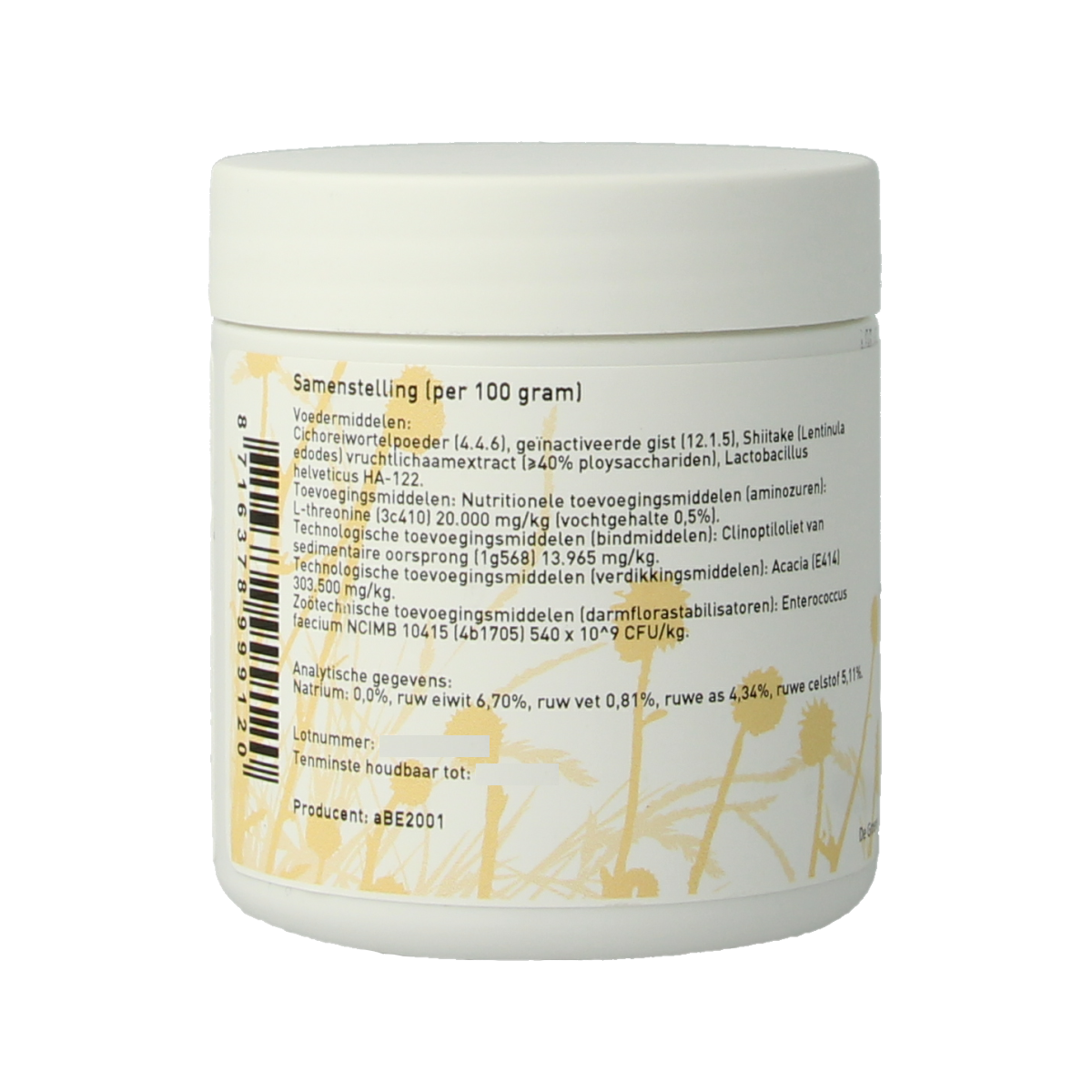 Groene Os Ultimaflor hond en kat voedingssupplement van 100 gram, natuurlijke dierenvoeding met groene os.
