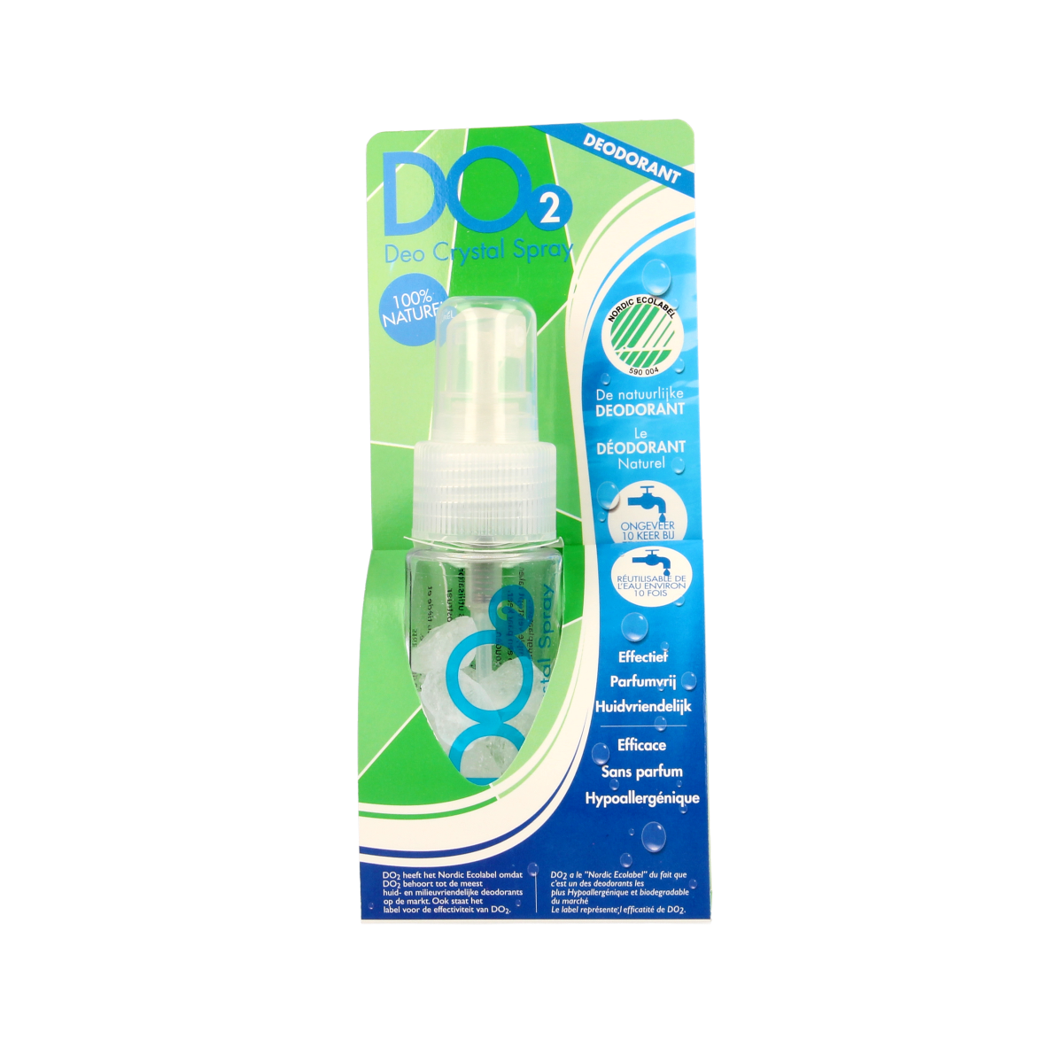 DO2 deodorant spray in a 40ml bottle with a sleek design, featuring the DO2 brand logo and a modern aerosol can.