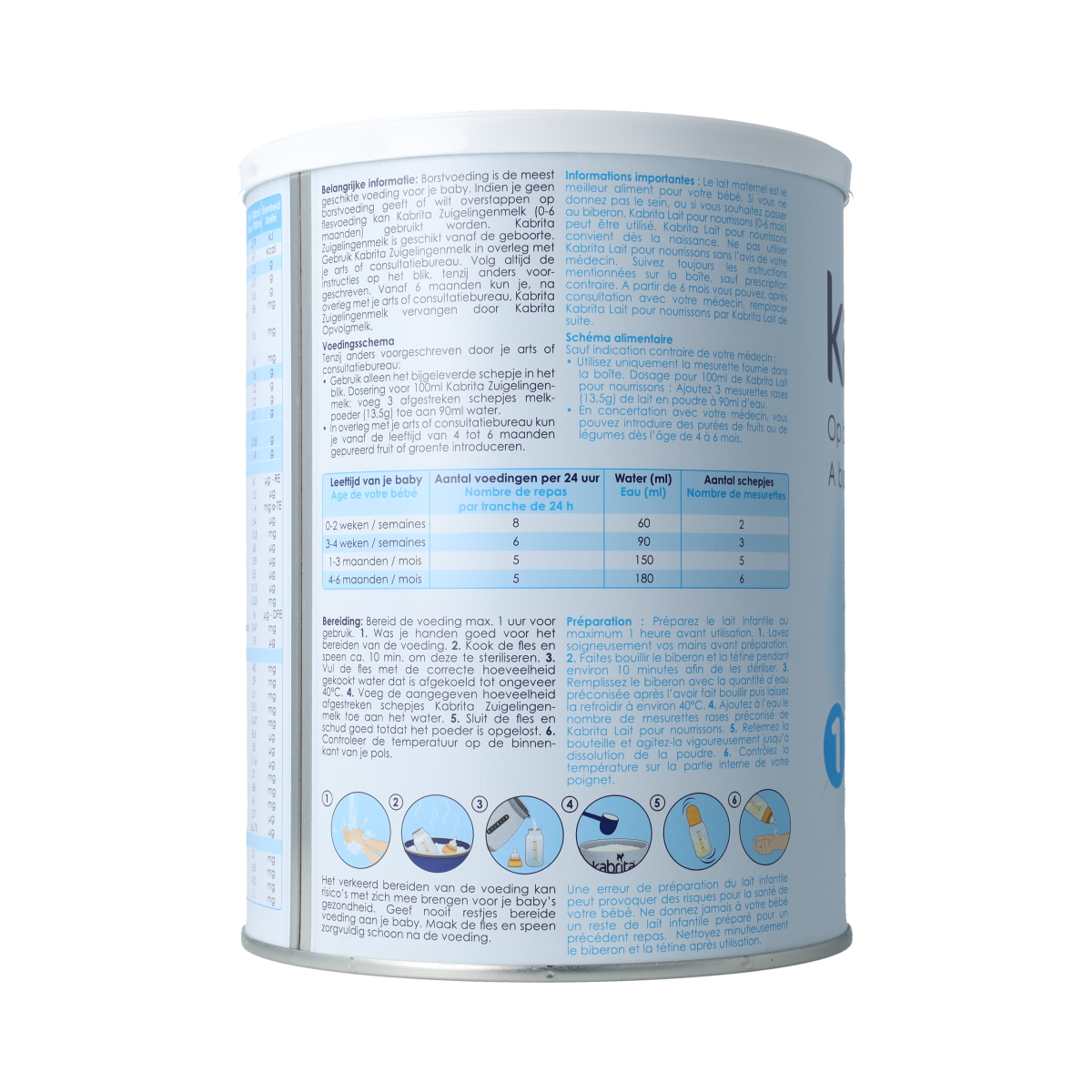 Kabrita Volledige Zuigelingenvoeding 1 800.00 Gram