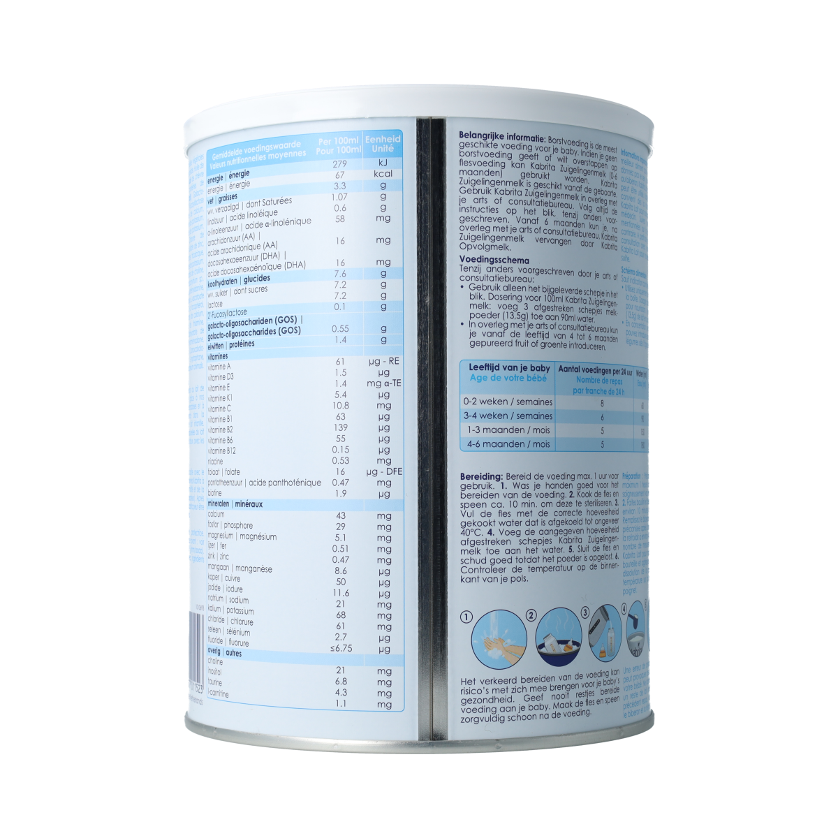 Kabrita Volledige Zuigelingenvoeding 1 800.00 Gram