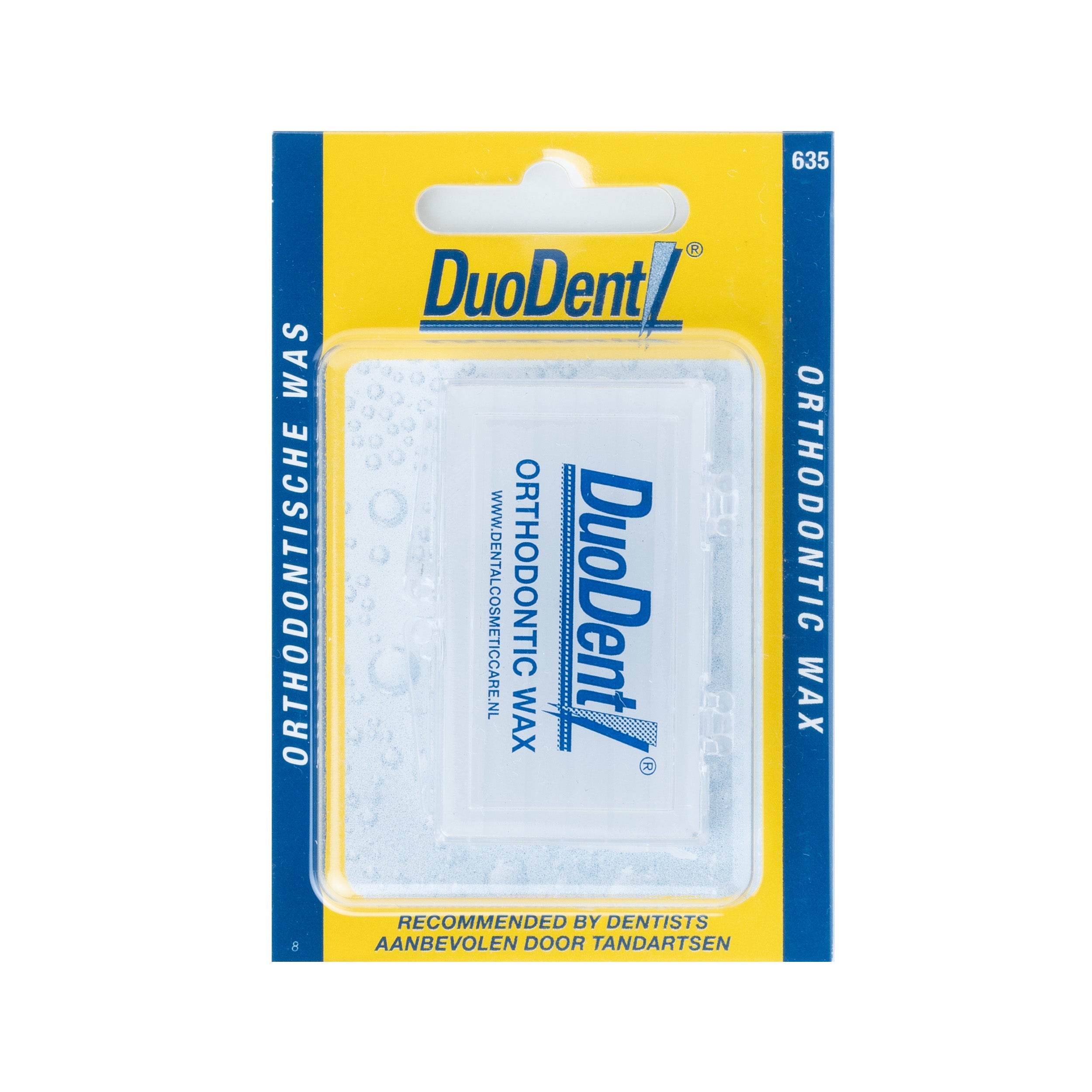 Duodent orthodontic mouthwash bottle for oral hygiene and brushing control, with the product label visible in the image.