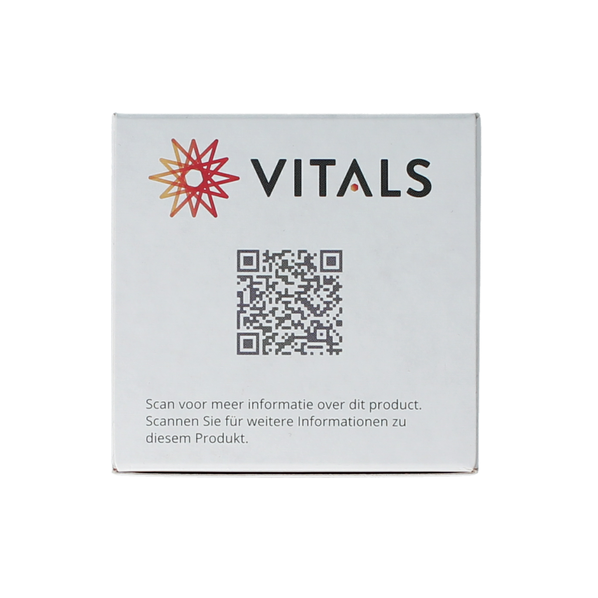 Vitals Vitamine C 1000mg supplement bottles with 100 tablets, showing the label and tablets inside the container.