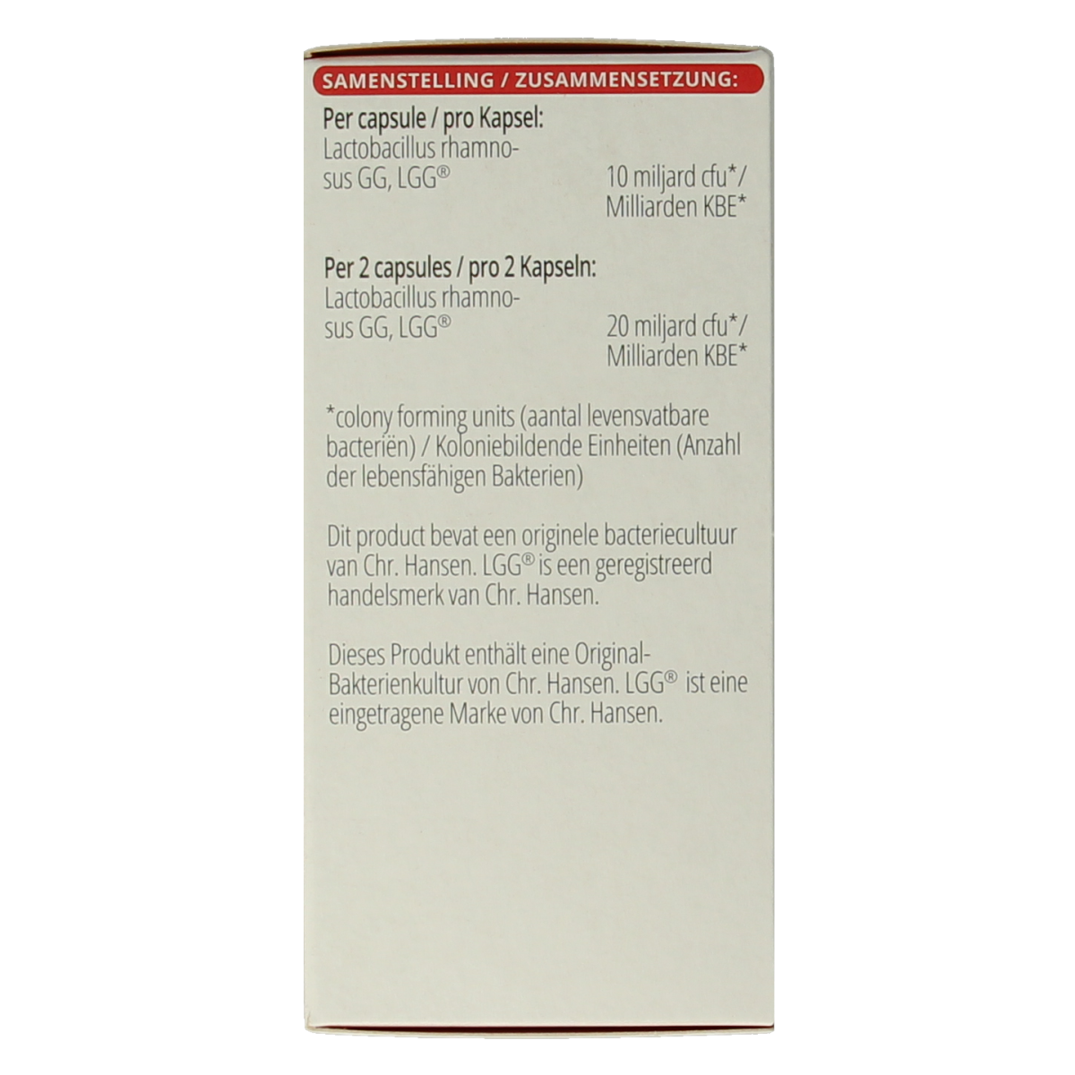 Vitals Microbiol Platinum probiotic capsules showing a bottle of 30 capsules with label detail.