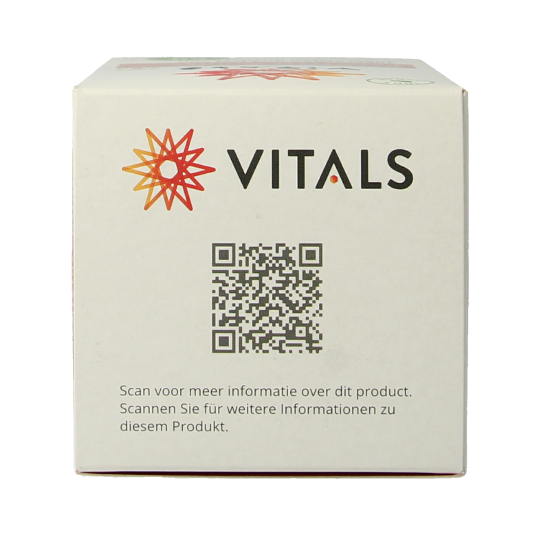 Vitals Vitamin C + D3 60 gummies, natural multi-vitamin supplement with orange and yellow gummies on a white background.