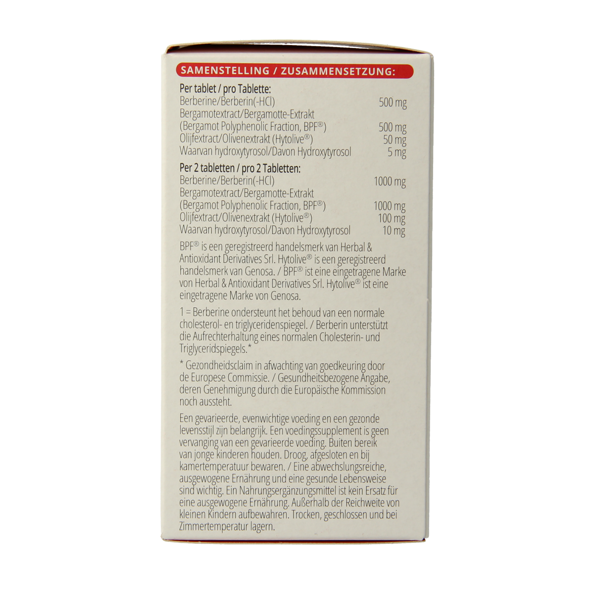 Vitals Cholesterolformule Pro herbal supplement bottles with 60 tablets, designed to support healthy cholesterol levels.