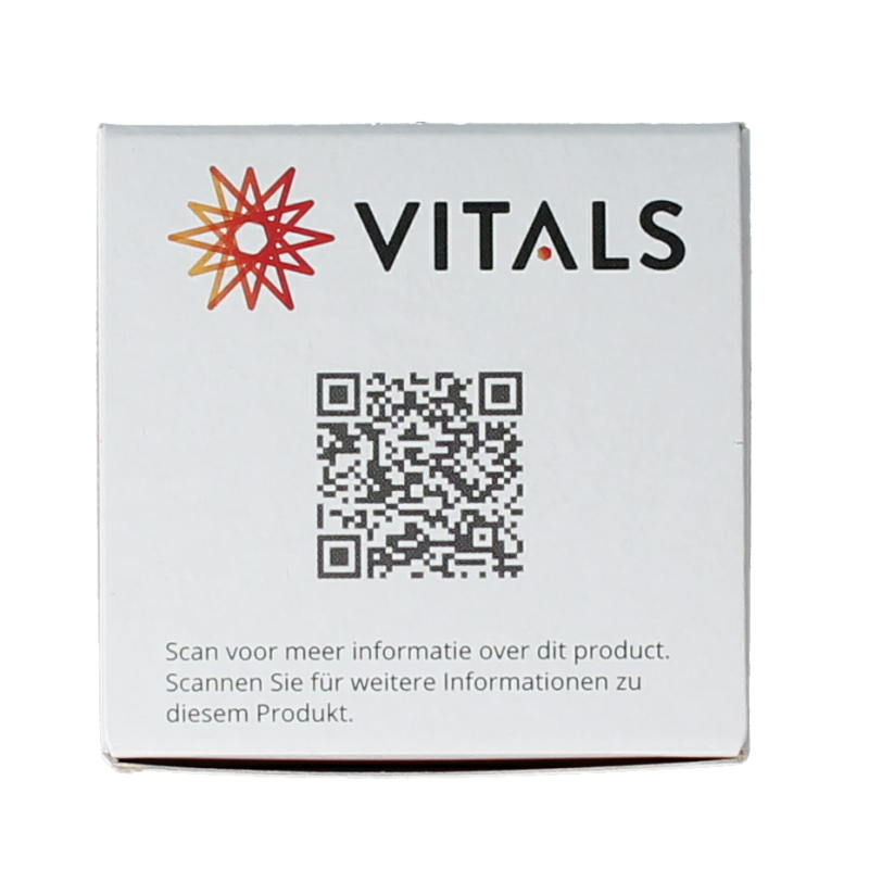Vitamins D3 1000IU vegan softgels from Vitals, close-up of the amber softgel bottle with label text visible