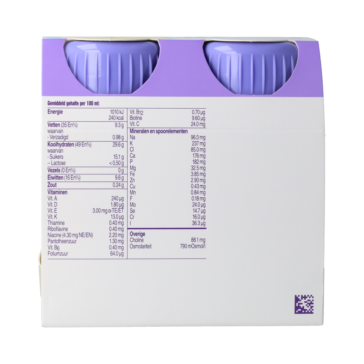 Nutridrink Compact vanille 125ml 4.00 Stuks