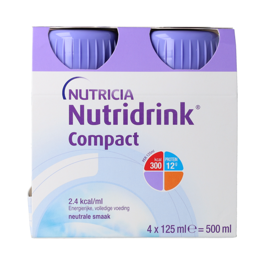 Nutridrink Compact neutraal 4 X 125ML 4.00 Stuks