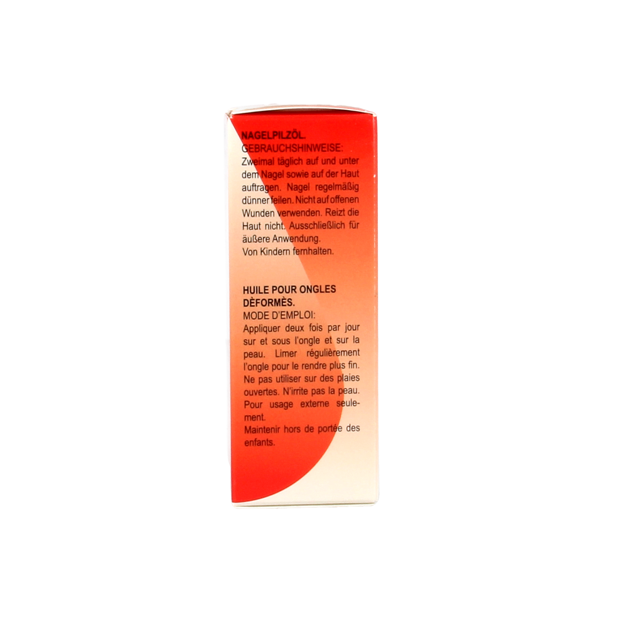 Aromedica Kalknagelolie foot care oil in a 30ml bottle, used for nourishing and treating toenails and foot skin.