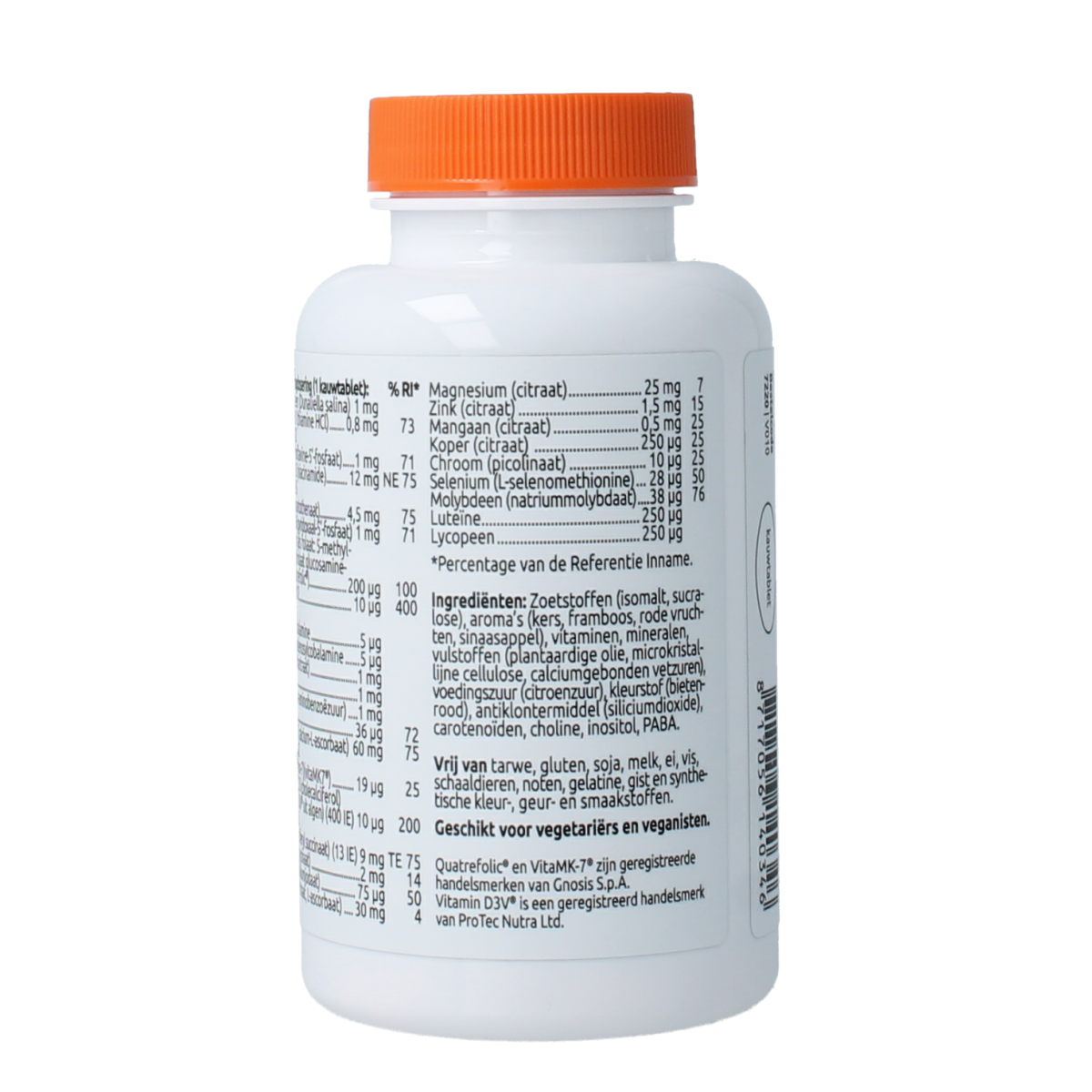 VitOrtho Meer in 1 multivitamin chewable tablets, 60 count, dietary supplement with essential vitamins and minerals.
