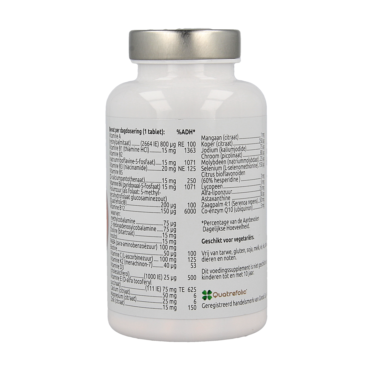 VitOrtho Meer in 1 men's multivitamin tablets, 60 count, dietary supplement with essential vitamins and minerals.