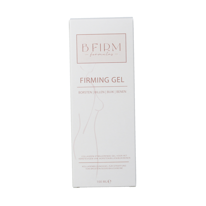 Breast Gro lifting gel in a 100ml tube, body care product for breast firming and skin care, with a sleek design and branding.