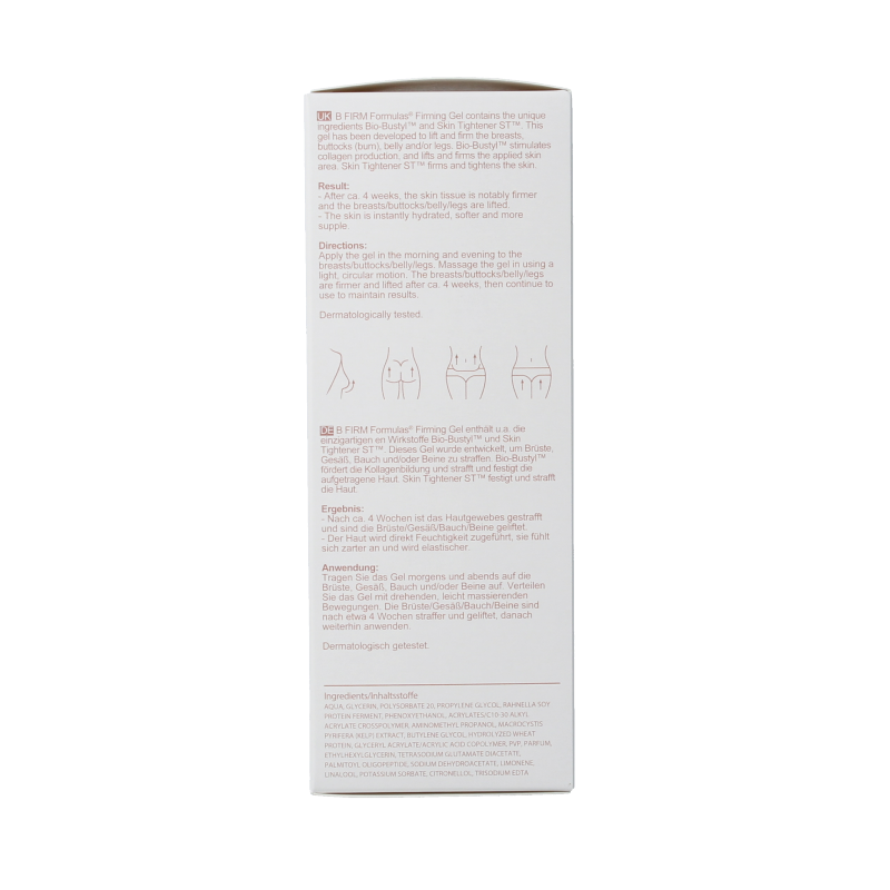Breast Gro Lifting Gel in 100ml bottle, a body care product for enhancing breast firmness and skin tightening.