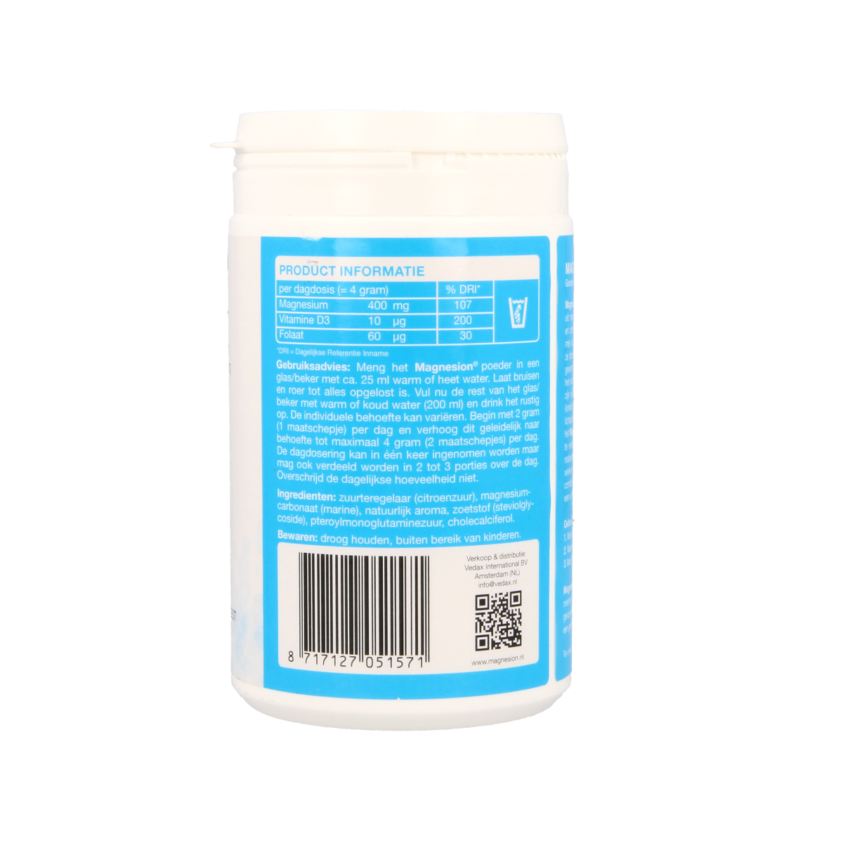 Magnesion Relax herbal supplement in a 125g package, featuring dried herbs for relaxation and stress relief.