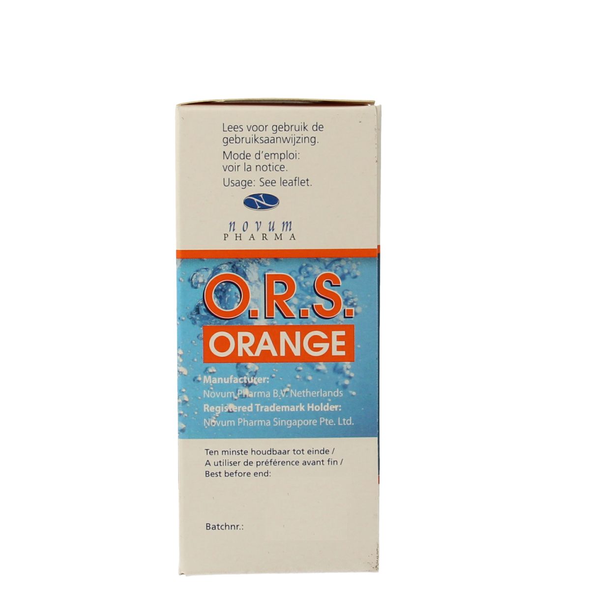Gastrolyte O.R.S. Orange mineral electrolyte sachets, 10-pack, for hydration and electrolyte balance.
