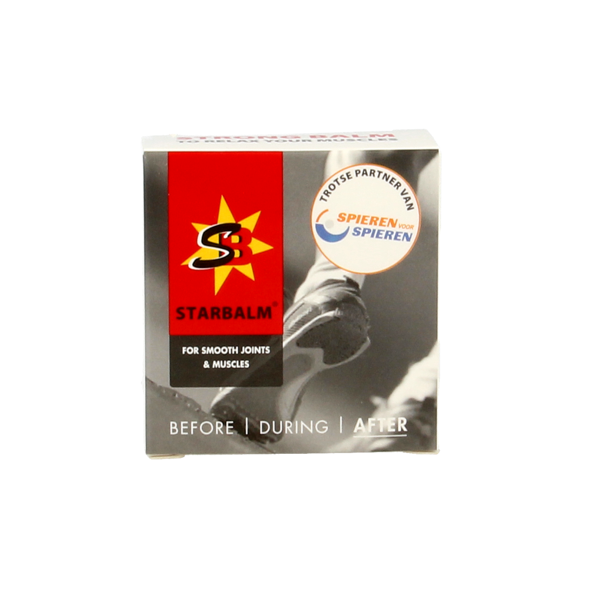 Star Balm Wit 10g, herbal muscle and joint care balm in a small jar, designed for soothing and supporting joint and muscle health.