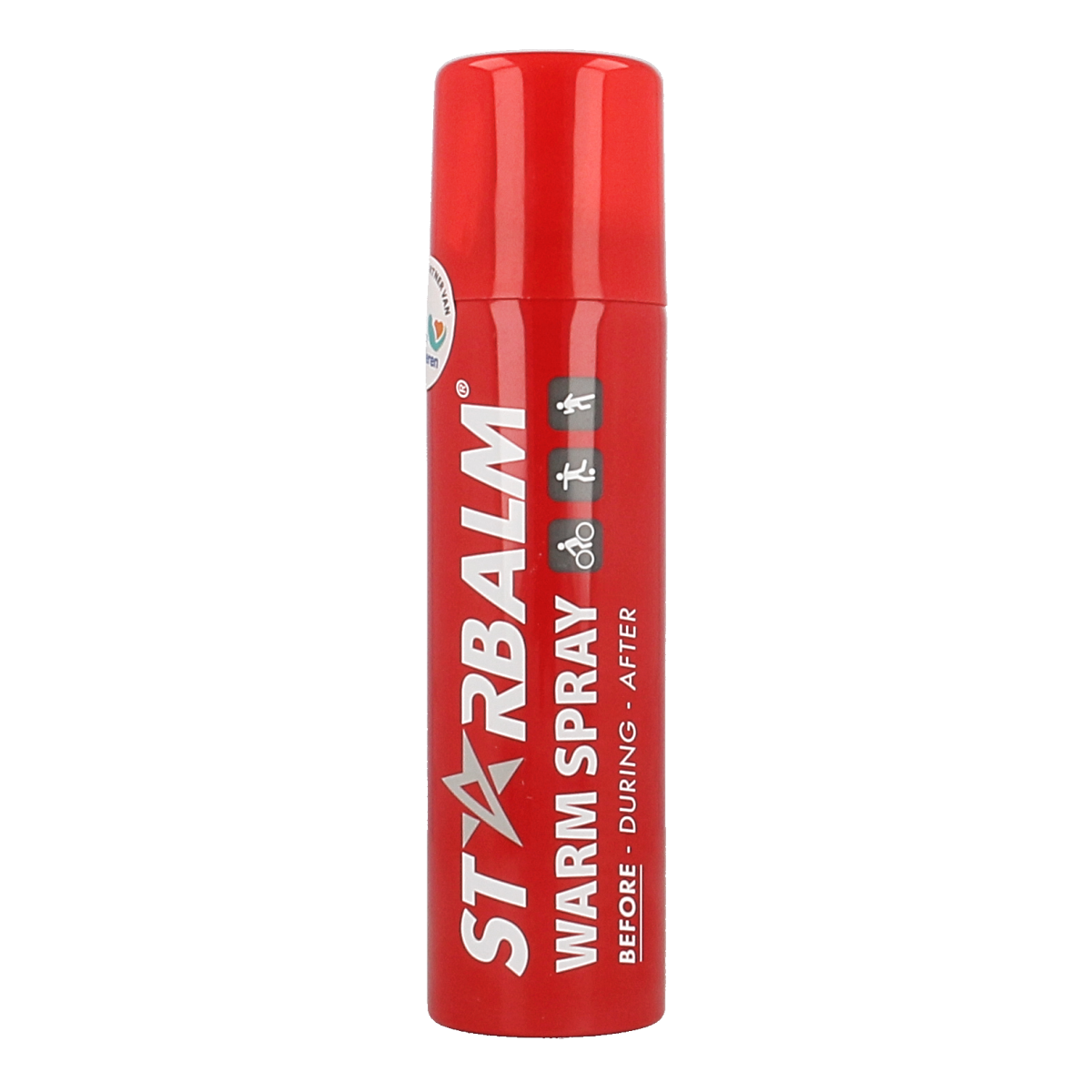 Star balm muscle spray in 150ml bottle for muscle and joint care, with a spray nozzle and label showing brand and product details.