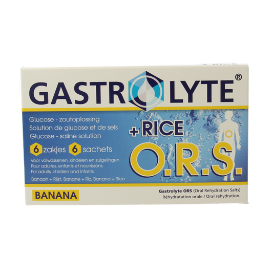 Gastrolyte O.R.S. rijst/banaan 6.00 Sachets